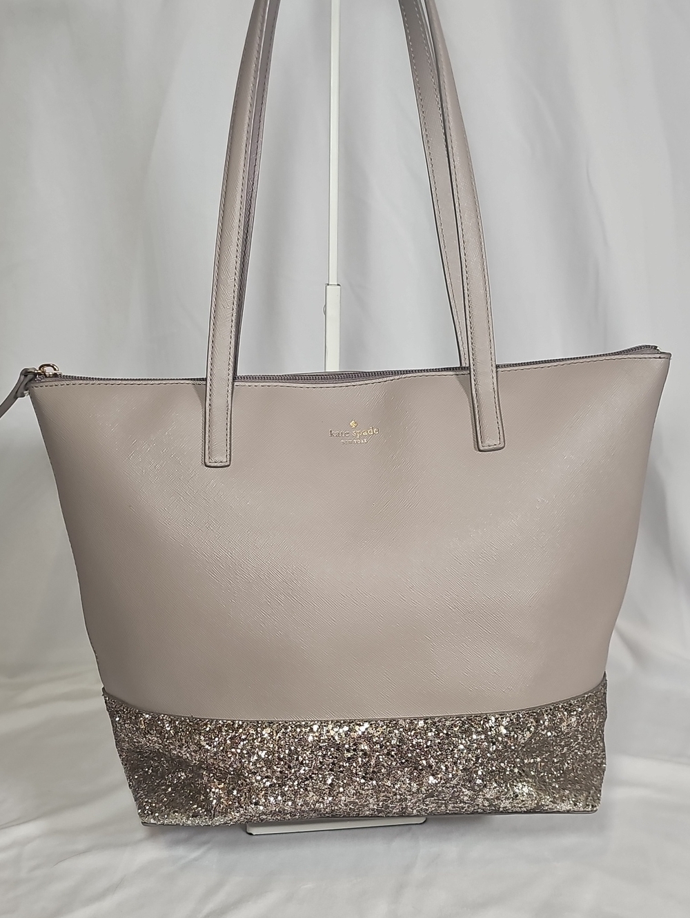 Kate Spade Greta Court Penny Glitter Tote